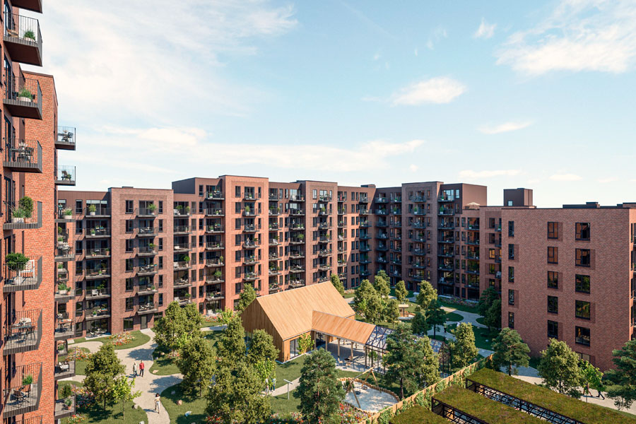 Hørkær Have byder på spændende arkitektur